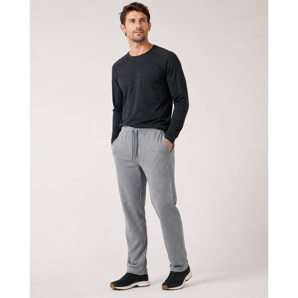 Mack Weldon Ace Jogger Pants Mens Medium Heather Grey Tapered Techwear Lounge